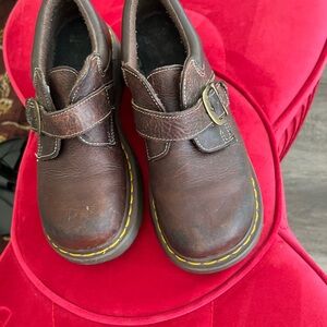 90’s vintage Dr. Martens in brown leather